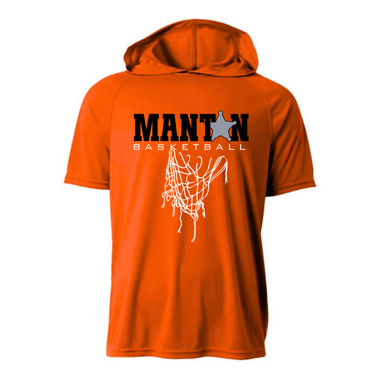 Manton Rangers Basketball DRI-FIT Cooling Performance Hooded T-Shirt