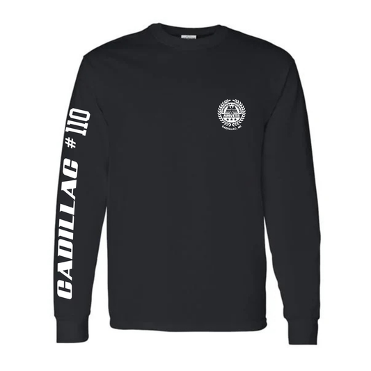 AMVETS Post #110 Long-Sleeve T-Shirt (G540) - BLACK