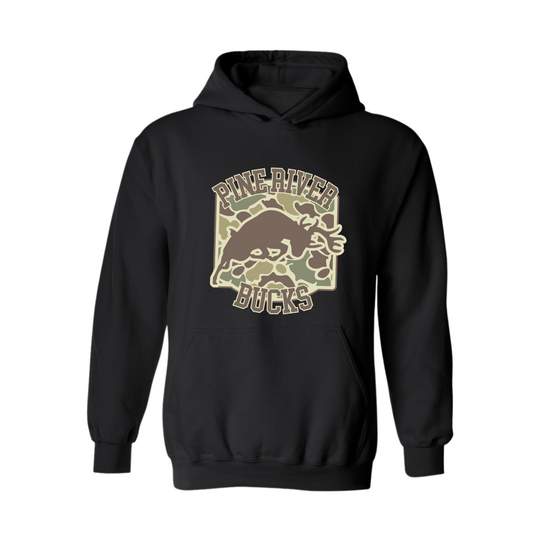 Pine River Bucks Camo Adult Hoodie