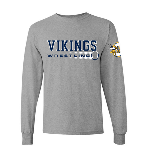 Cadillac Vikings Wrestling UNISEX Long-Sleeve T-Shirt