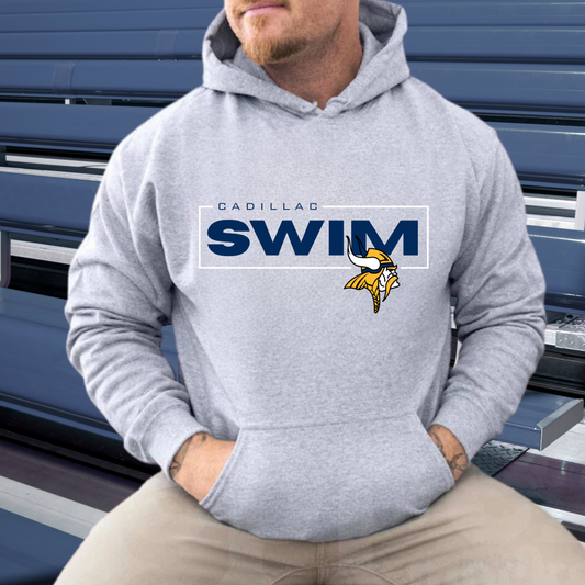 Cadillac Vikings Swim ADULT Hoodie
