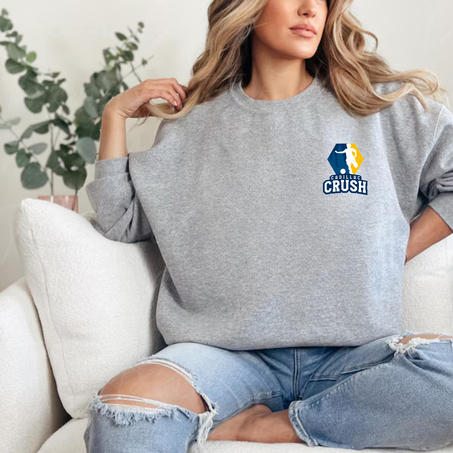 Crush Soccer UNISEX Crewneck Sweatshirt