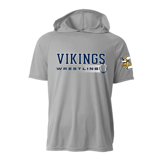 Cadillac Vikings Wrestling DRI-FIT Cooling Performance Hooded T-Shirt