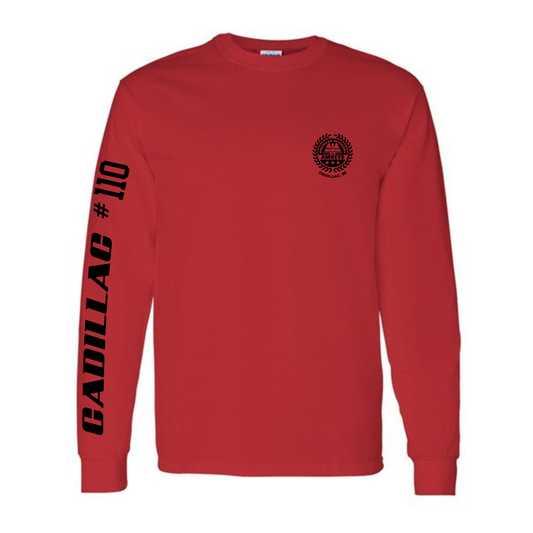 AMVETS Post #110 Long-Sleeve T-Shirt (G540) - RED