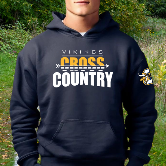 Cadillac Vikings Cross Country ADULT Hoodie