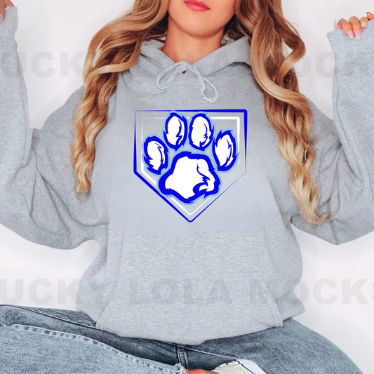 Great Lakes Cougars Baseball ADULT Hoodie