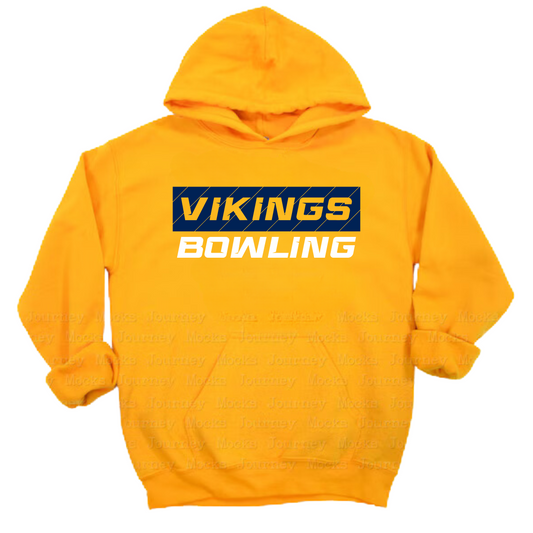 Cadillac Vikings Bowling ADULT Hoodie