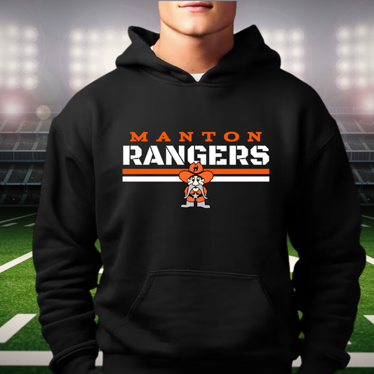 Manton Rangers Football ADULT Hoodie