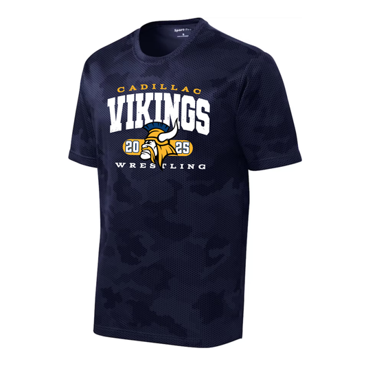 Camo Cadillac Vikings Wrestling DRI-FIT Cooling Performance T-Shirt