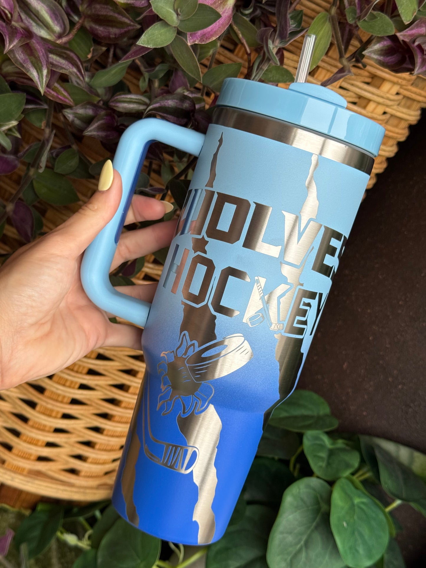 Canton Wolves Ombre Tumbler