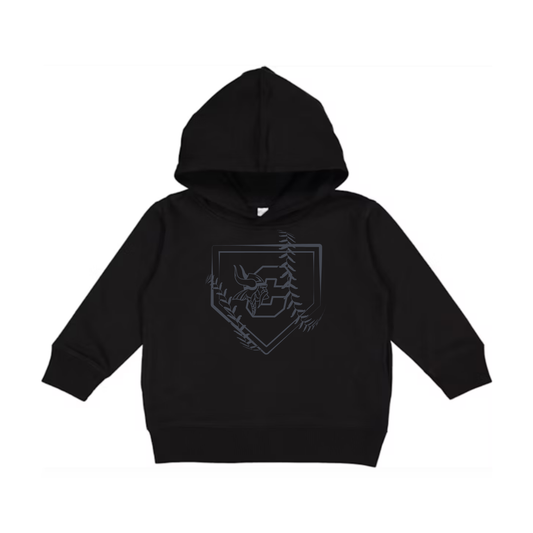 BLACKOUT Cadillac Vikings Baseball Unisex YOUTH Hoodie