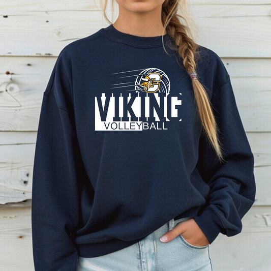 Vikings Volleyball Adult Crewneck Sweatshirt