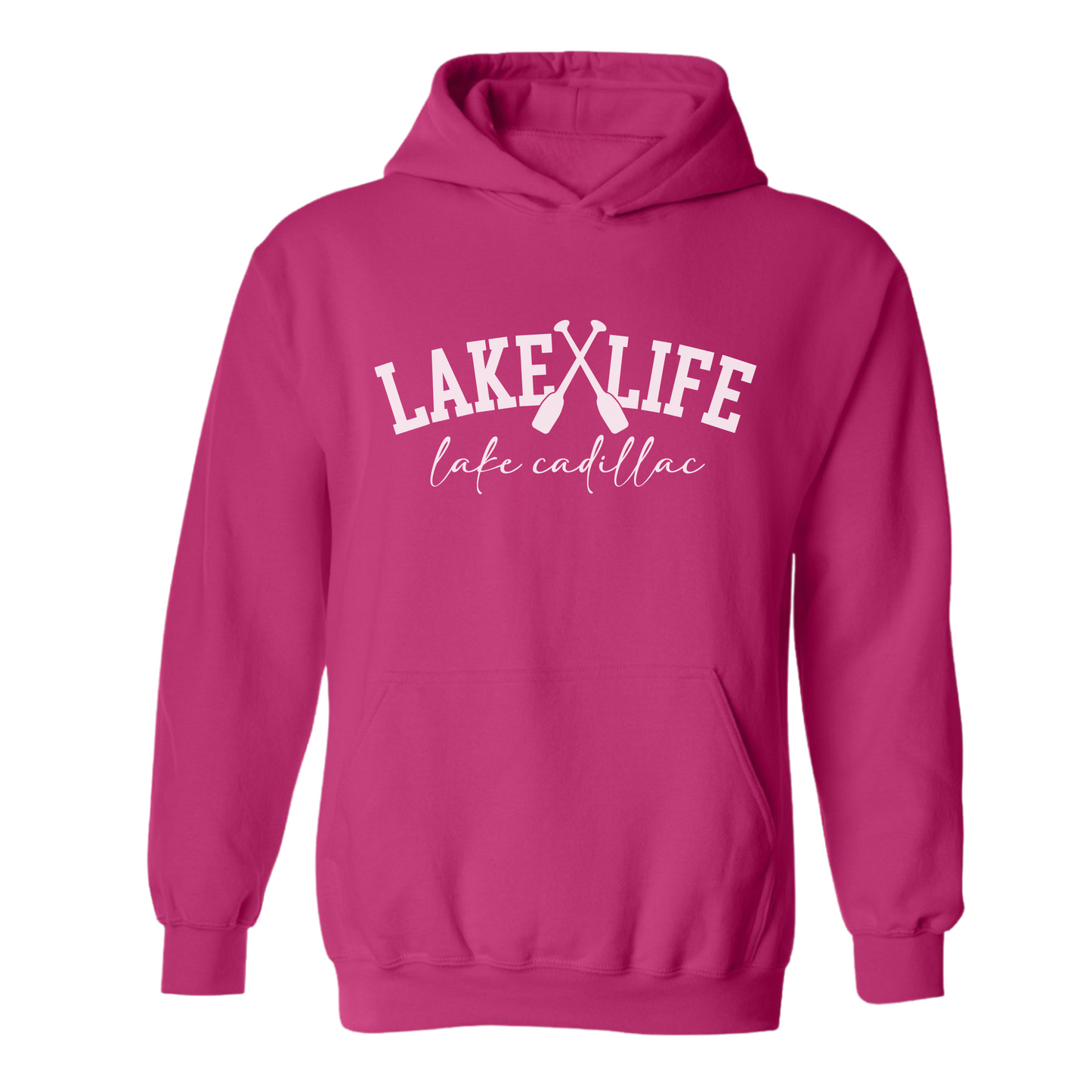 Lake Life Lake Cadillac Adult Hoodie