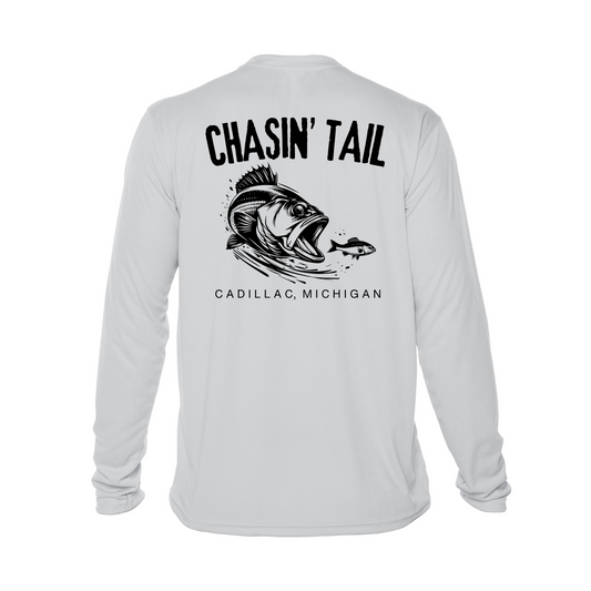 Chasin' Tail Bass Fishing Dri-Fit Long Sleeve Shirt
