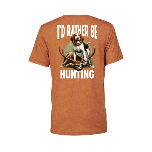 I'd Rather Be Hunting Short Sleeve Adult Tee