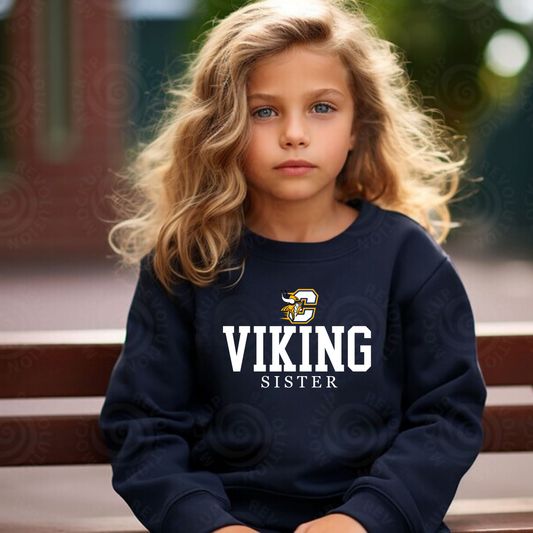 Viking Sister YOUTH Crewneck Sweatshirt