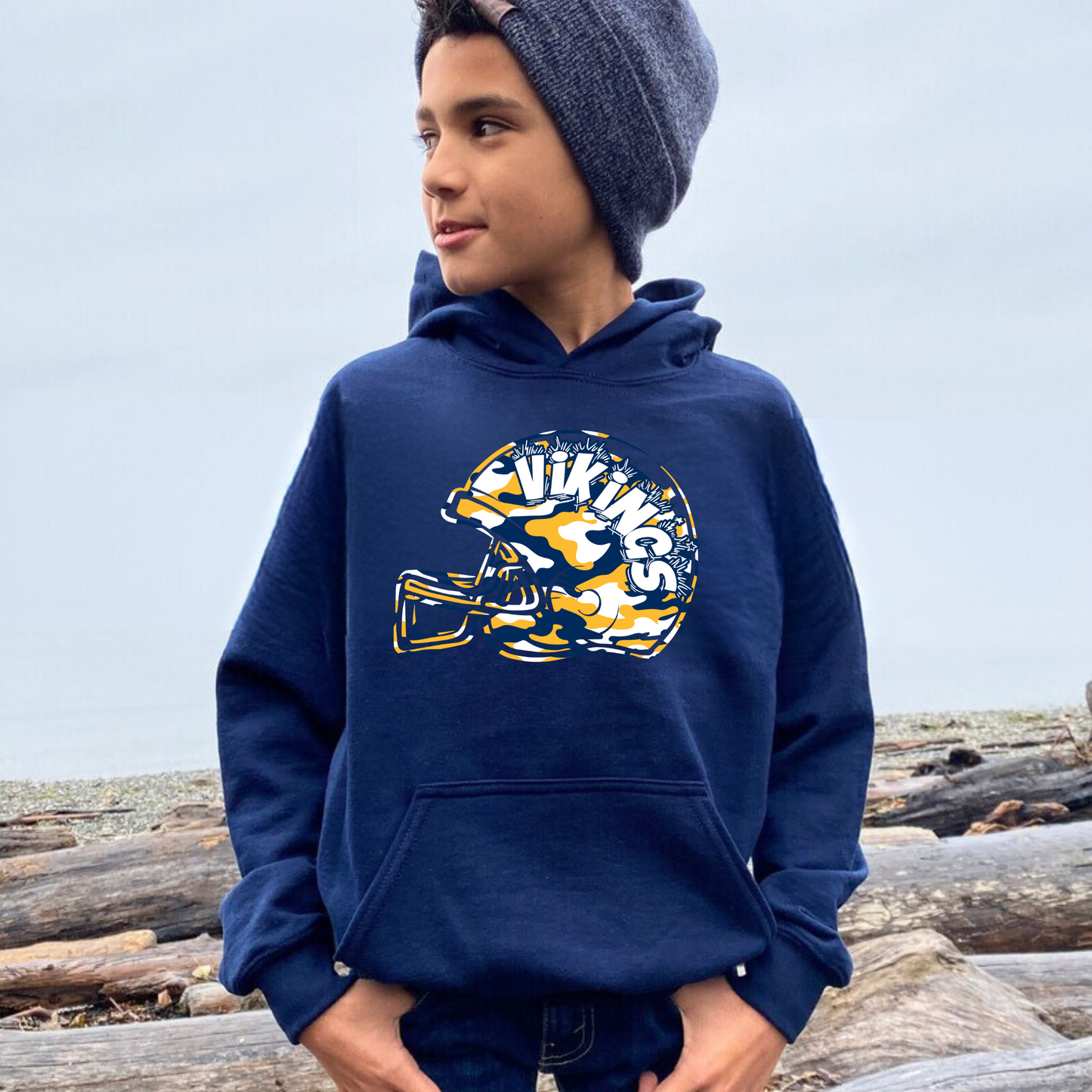 Cadillac Camo Football YOUTH Hoodie