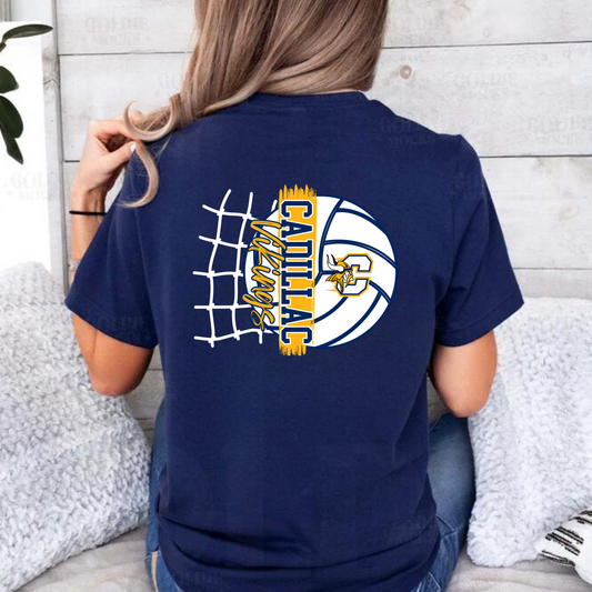 Vikings Volleyball Adult T-Shirt