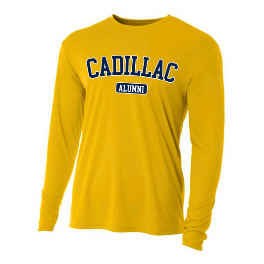 Cadillac Alumni DRI-FIT Cooling Performance Adult Long-Sleeve T-Shirt