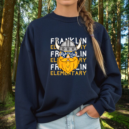 Franklin Elementary UNISEX Crewneck Sweatshirt
