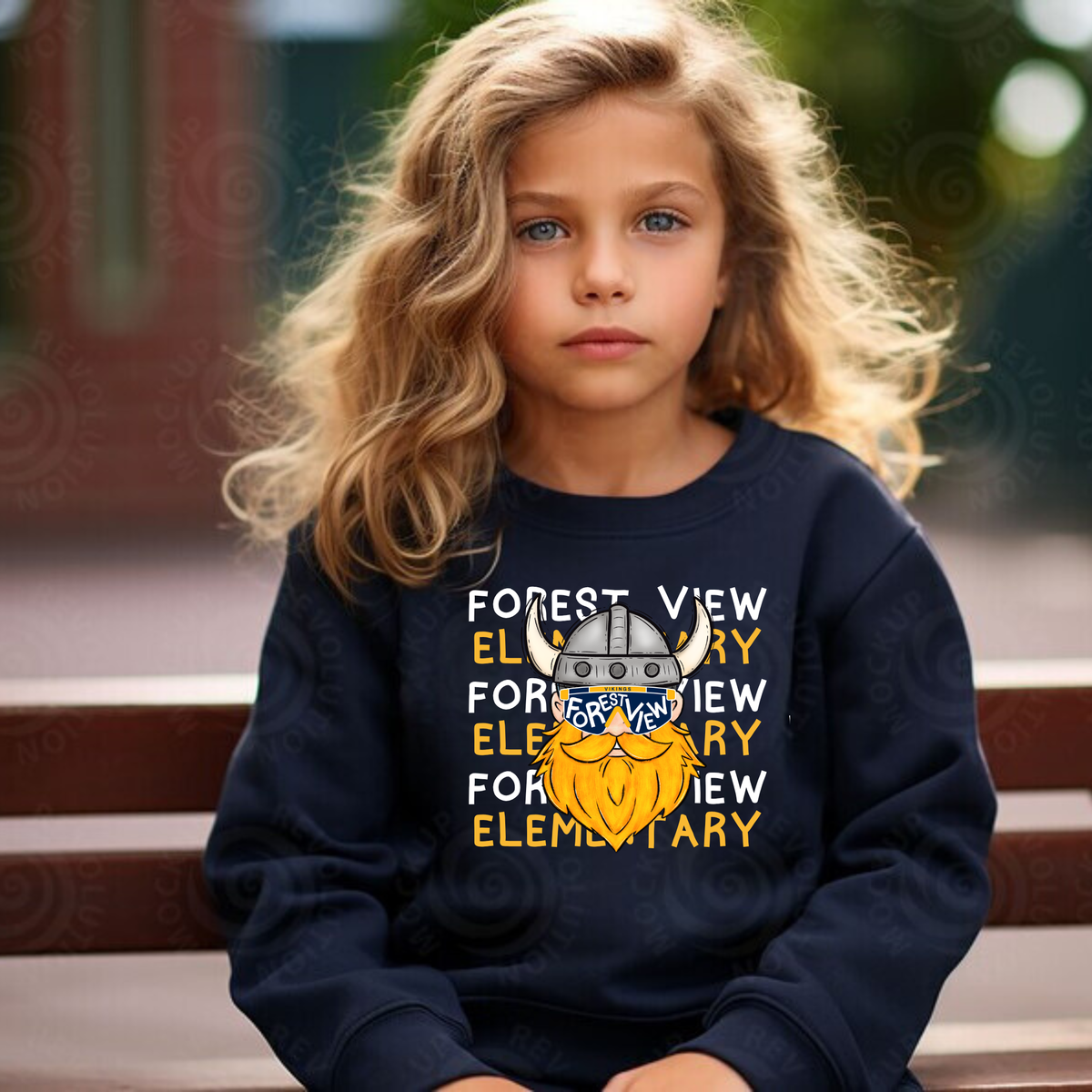 Forest View Elementary UNISEX Crewneck Sweatshirt