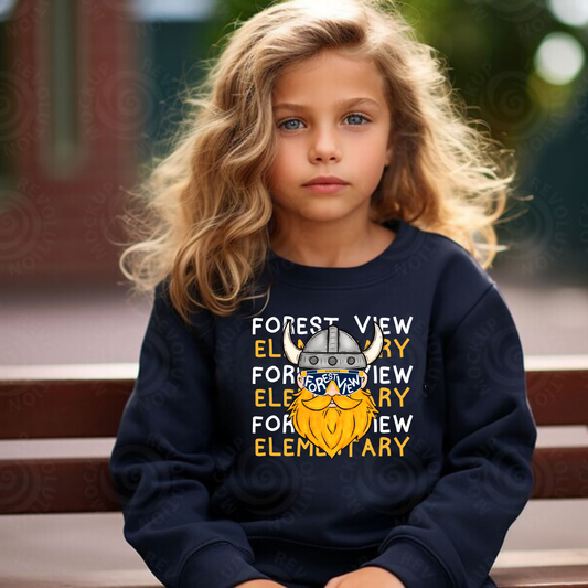 Forest View Elementary UNISEX Crewneck Sweatshirt