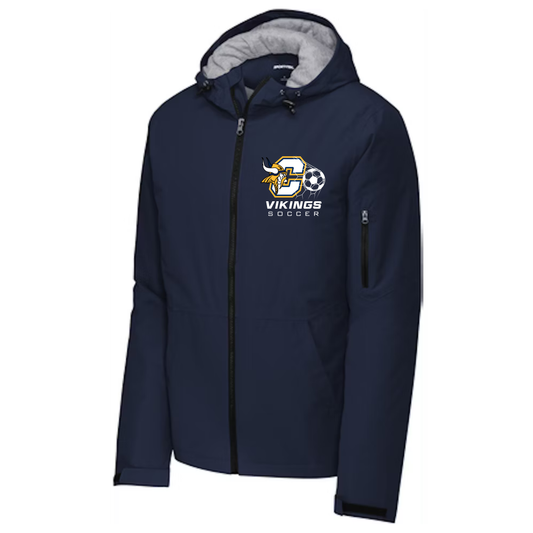 Cadillac Vikings Soccer Waterproof Insulated Jacket - NAVY