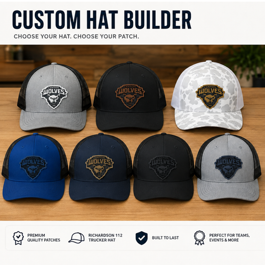 Canton Wolves Hockey HAT - Design your Own