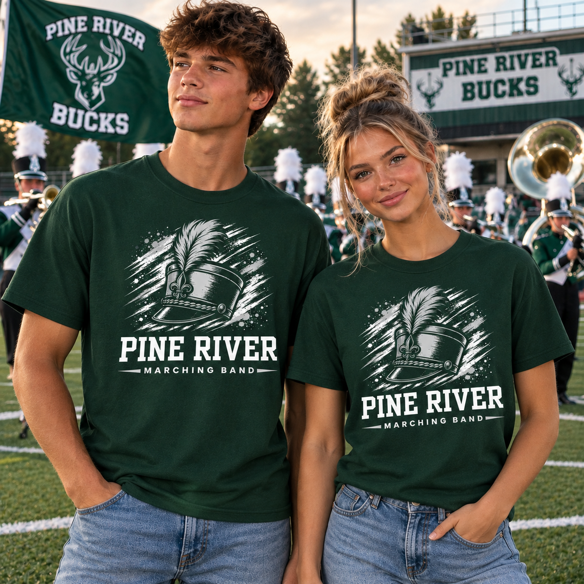 Pine River Marching Band UNISEX T-shirt