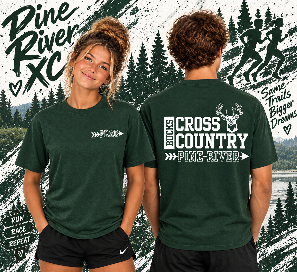 Pine River Cross Country UNISEX T-shirt