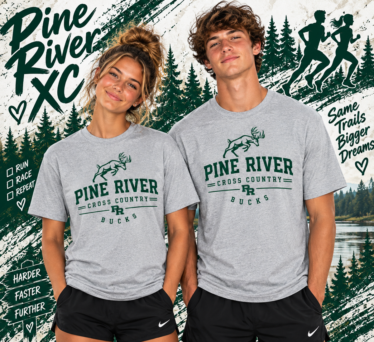 Pine River Cross Country UNISEX T-shirt