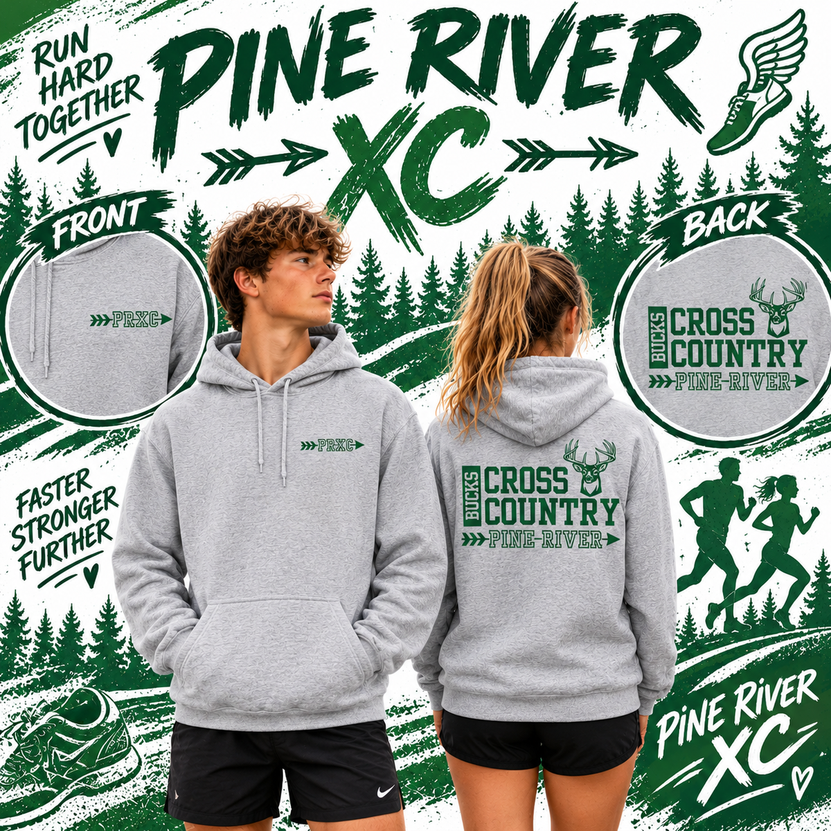 Pine River Cross Country UNISEX Hoodie