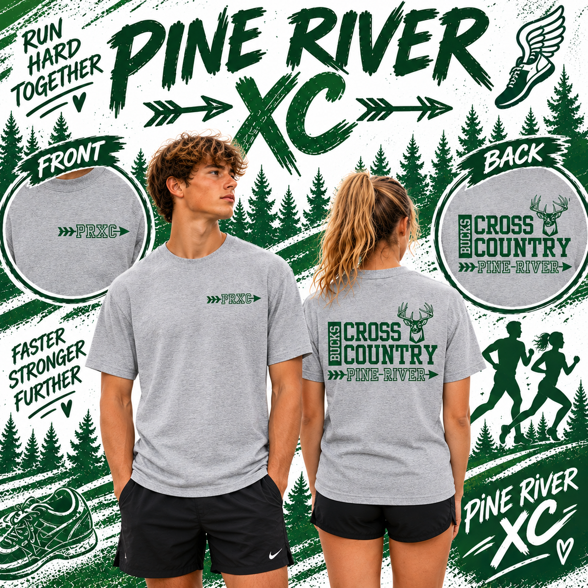 Pine River Cross Country UNISEX T-shirt