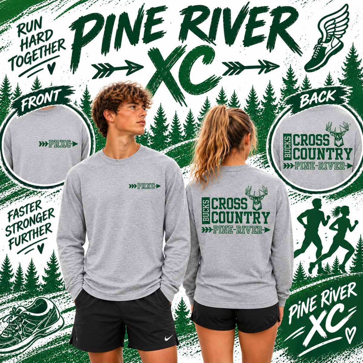 Pine River Cross Country UNISEX Long-Sleeve T-Shirt