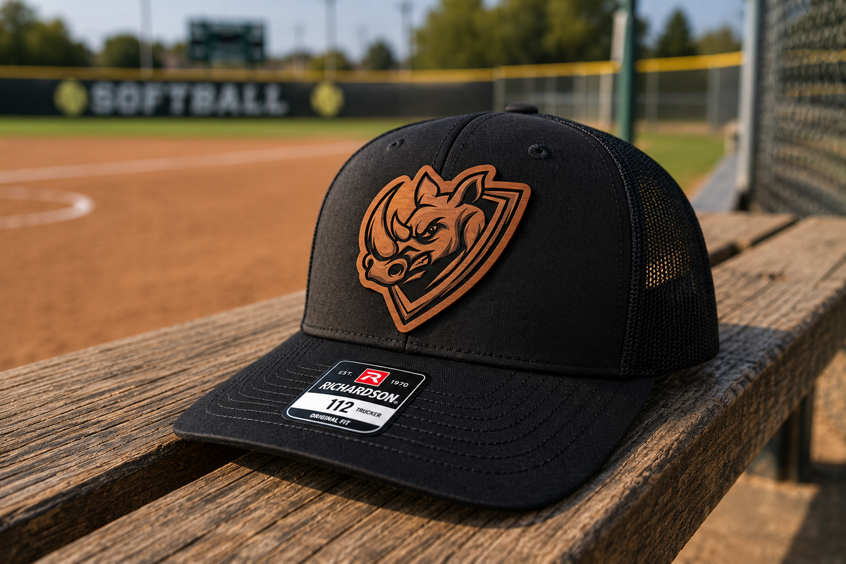 CRASH Softball Leather Patch HAT - Design your Own