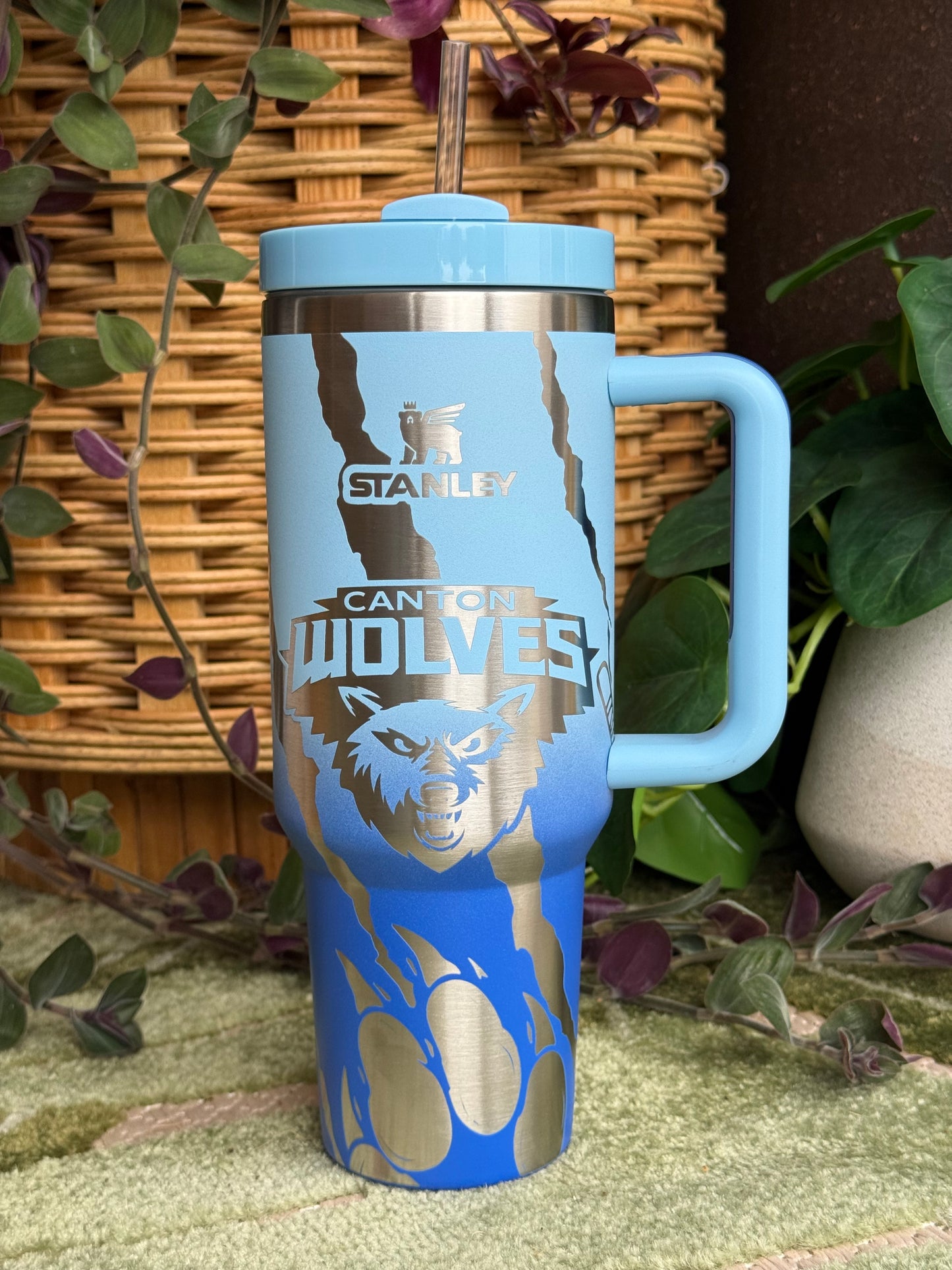 Canton Wolves Ombre Tumbler