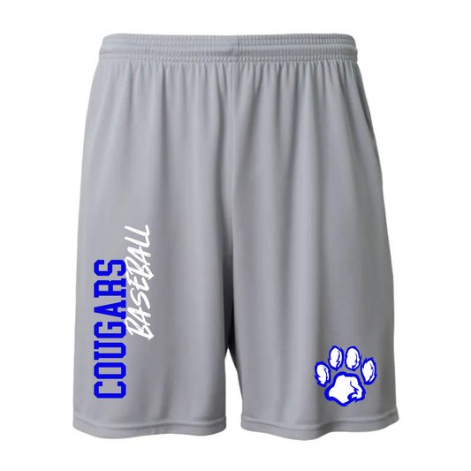 Great Lakes Cougars Baseball Dri-Fit Cooling Performance Shorts w/ Pockets