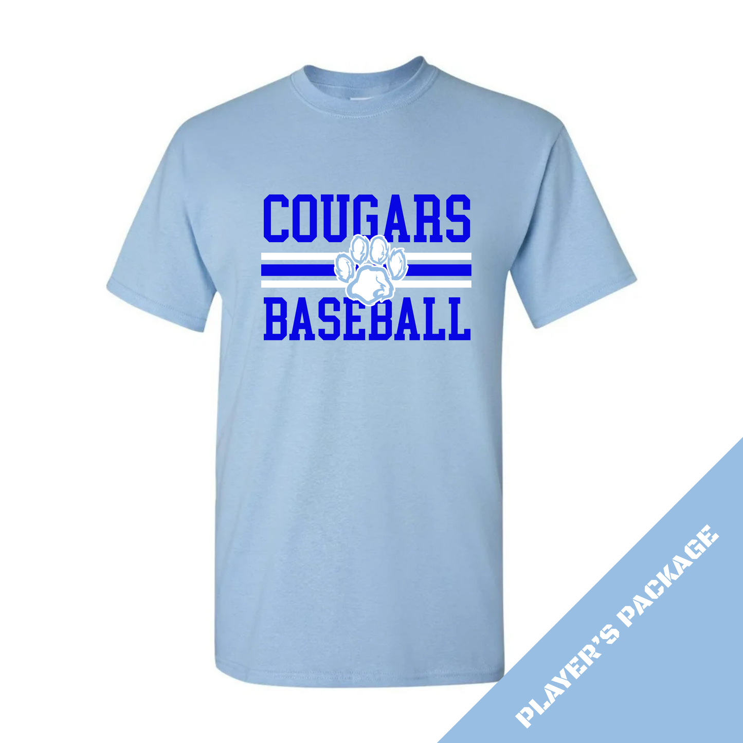 Great Lakes Cougars Baseball ADULT T-Shirt - PLAYER PACKAGE PRICING
