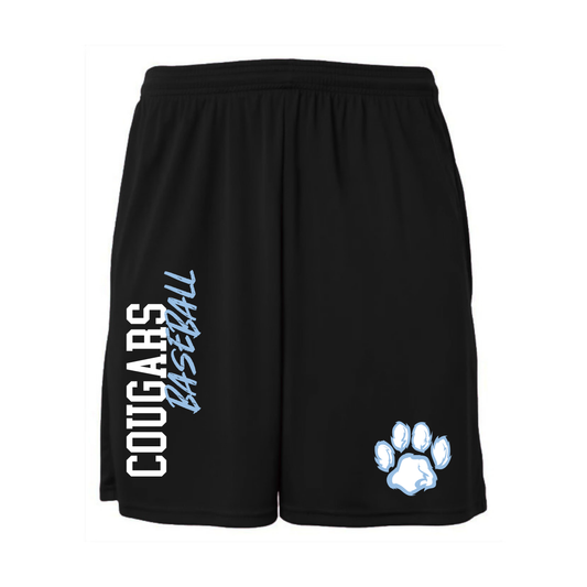 Great Lakes Cougars Baseball Dri-Fit Cooling Performance Shorts w/ Pockets