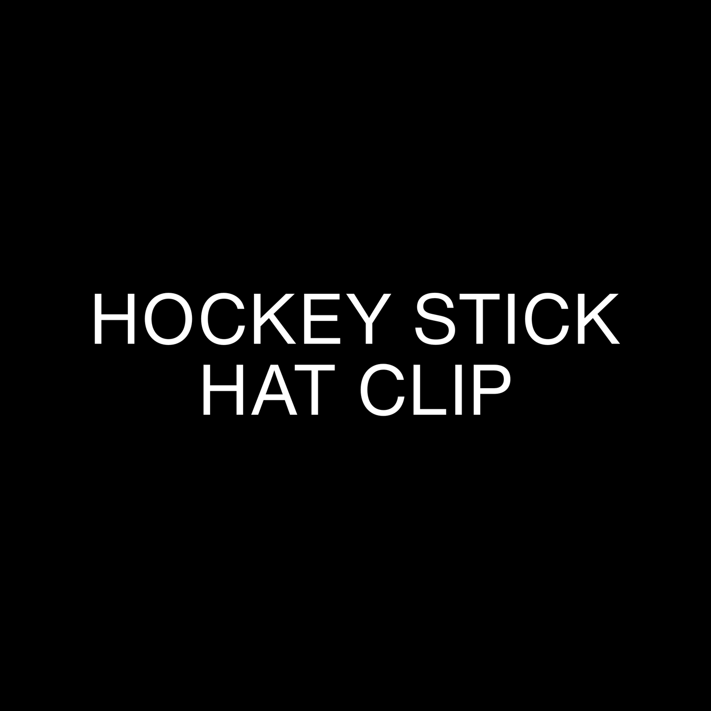 Hockey Stick Hat Clip