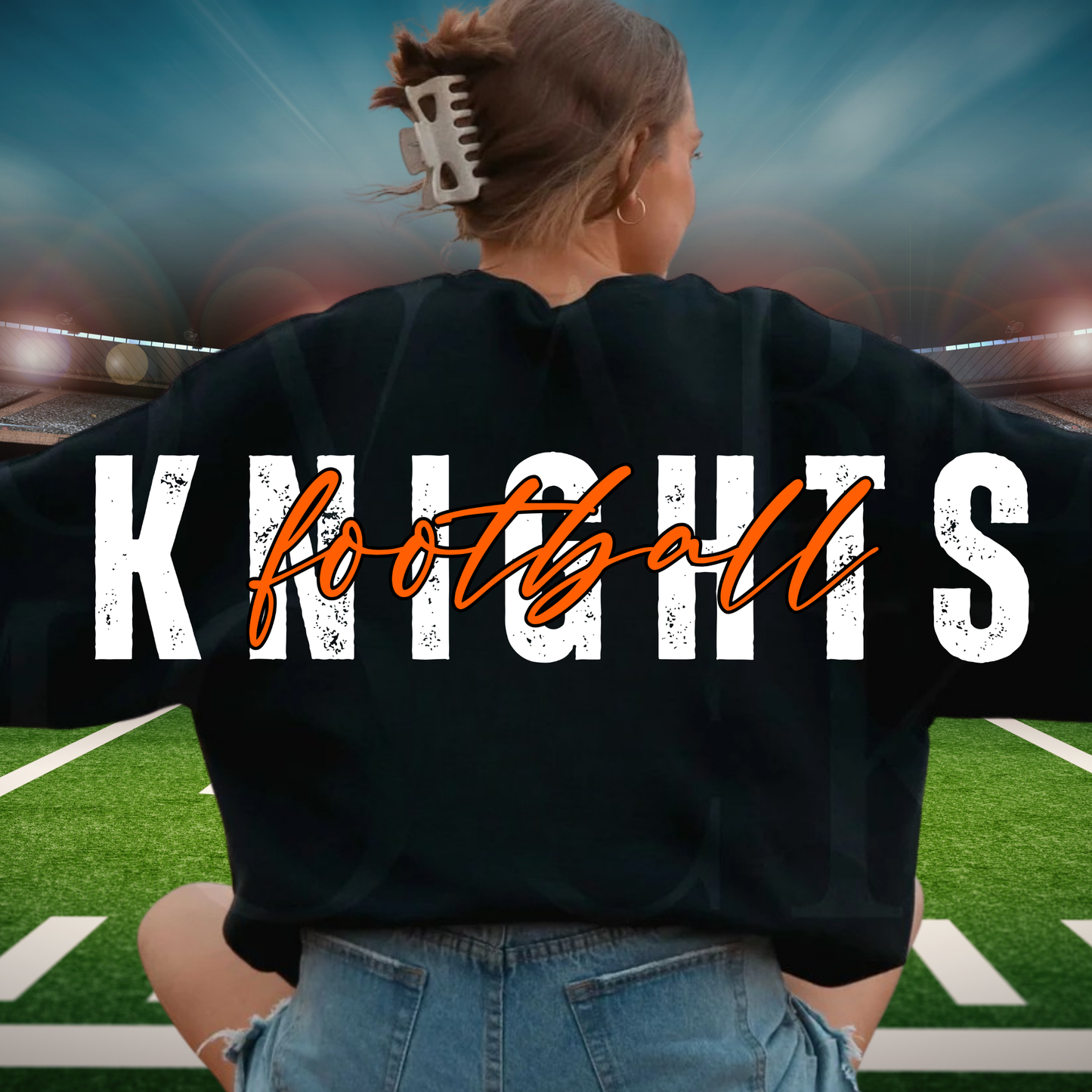 Knights Junior Football ADULT Unisex Crewneck Sweatshirt
