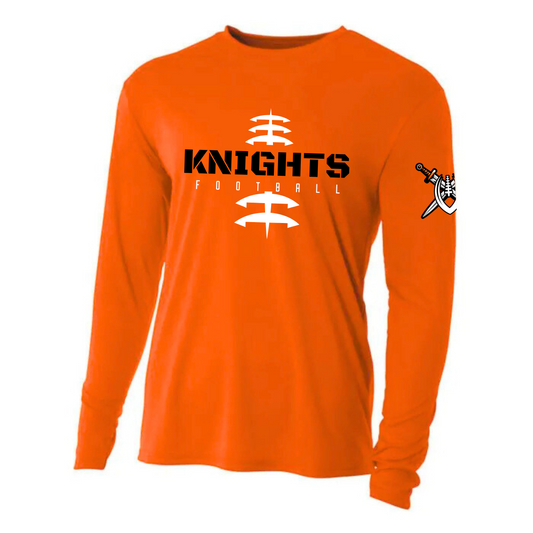 Knights Junior Football DRI-FIT Cooling Performance Long-Sleeve T-Shirt