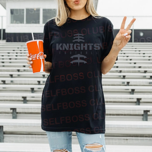BLACKOUT Knights Junior Football ADULT Unisex T-Shirt
