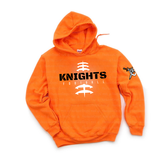 Knights Junior Football Unisex YOUTH Hoodie