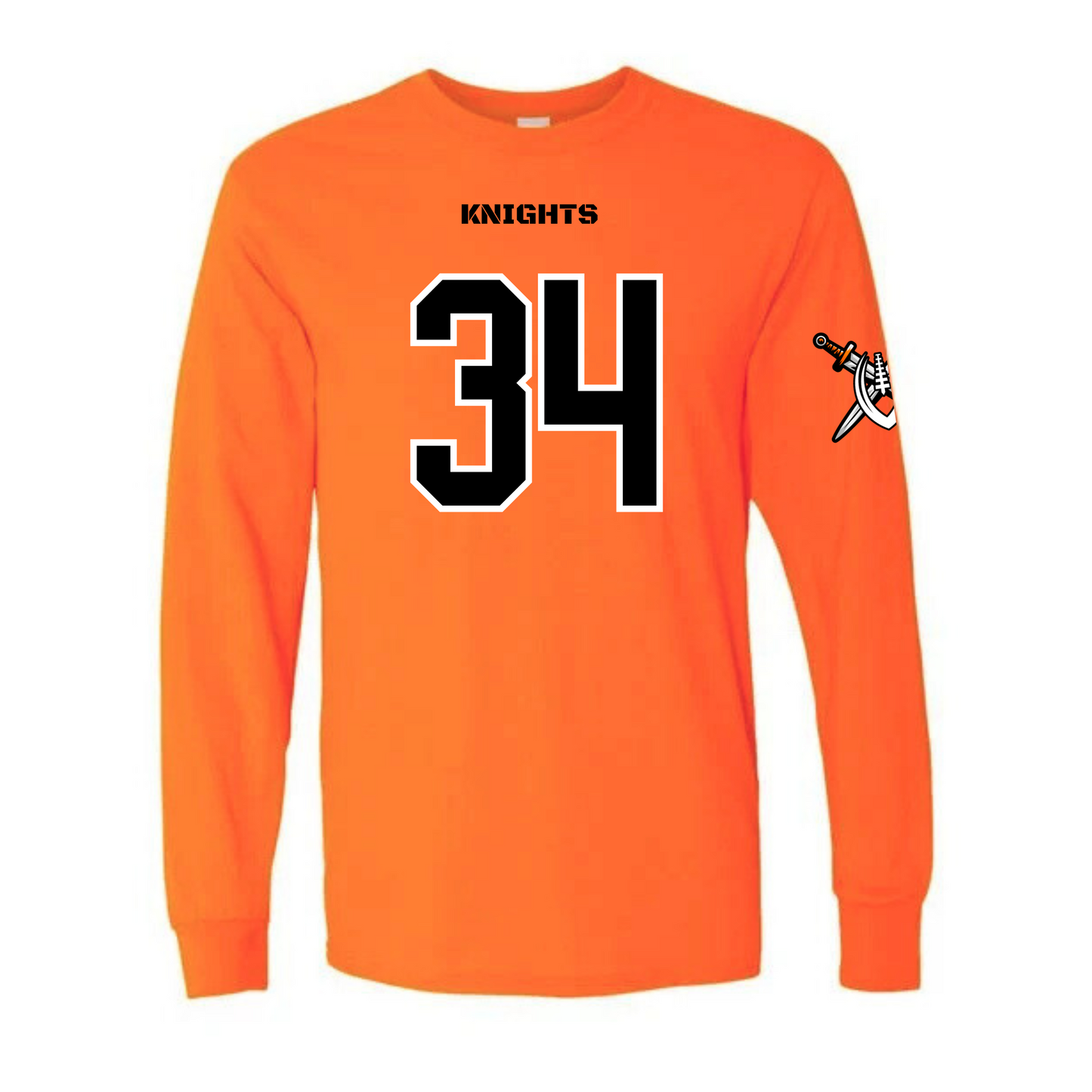 Knights Junior Football Game Day Jersey UNISEX ADULT Long-Sleeve T-Shirt