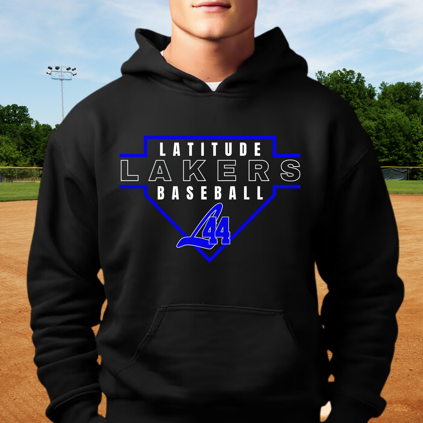 Latitude 44 Lakers Baseball ADULT Hoodie