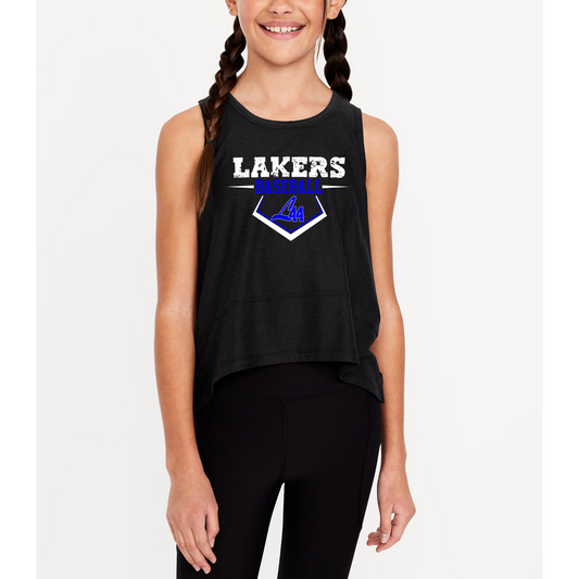 Latitude 44 Lakers Baseball GIRL'S Racerback Tank Top