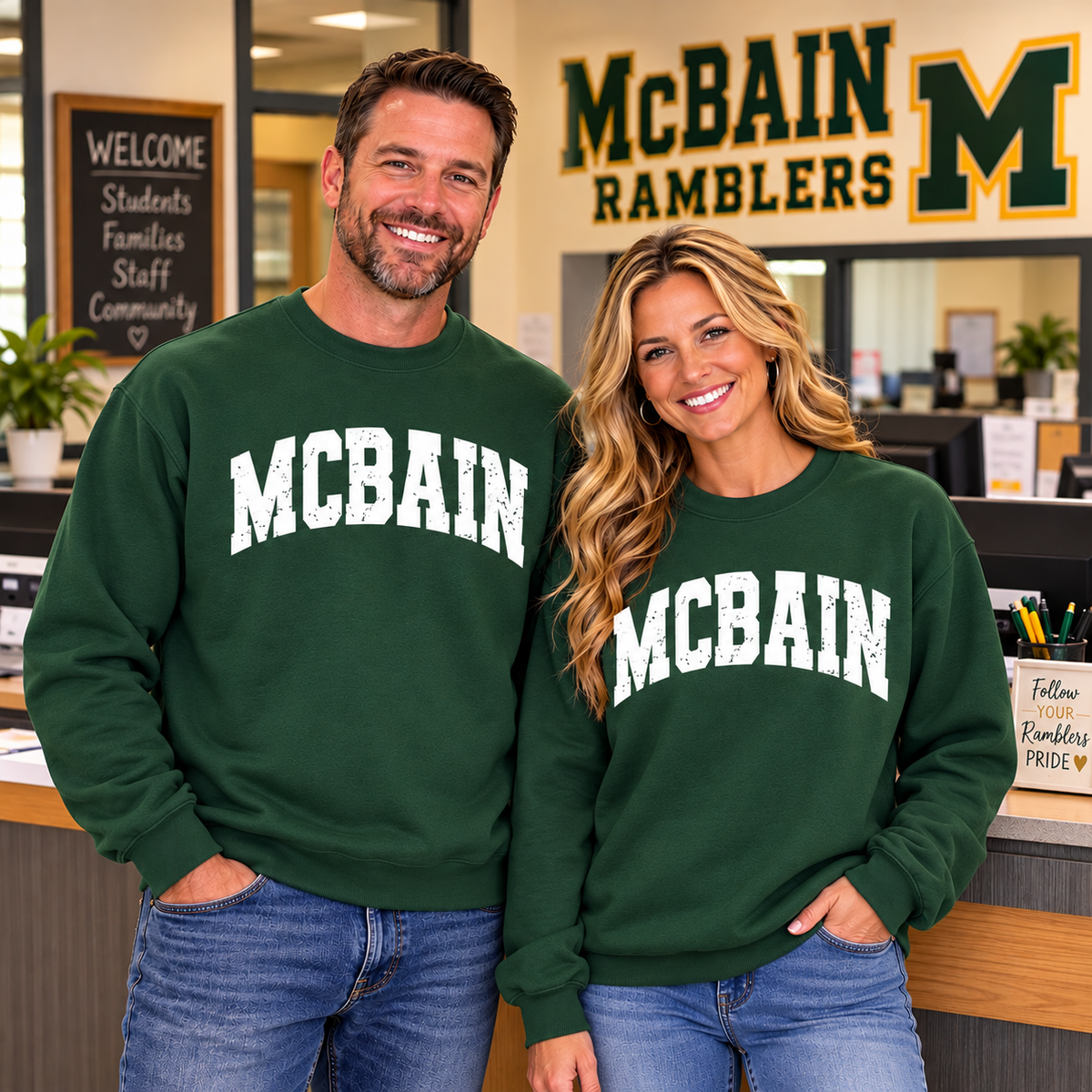 MCBAIN Ramblers UNISEX Crewneck Sweatshirt