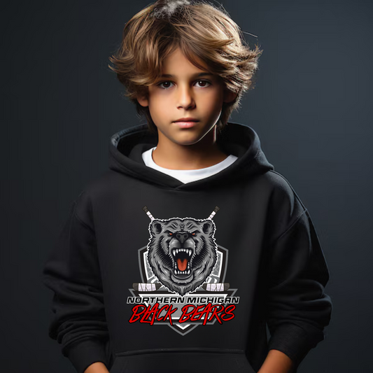 Northern Michigan Black Bears Hockey YOUTH Hoodie