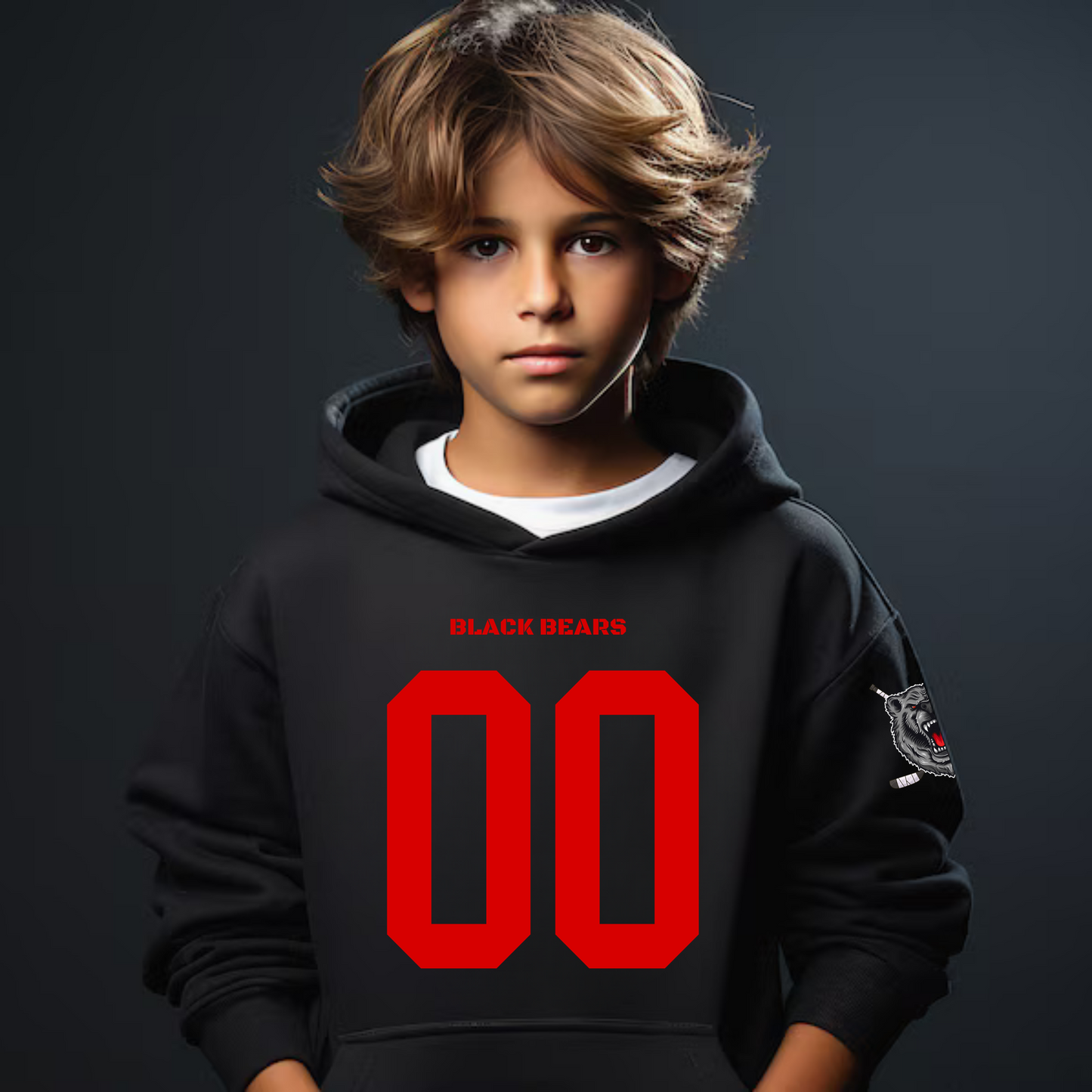 GAME DAY JERSEY Northern Michigan Black Bears Hockey YOUTH Hoodie